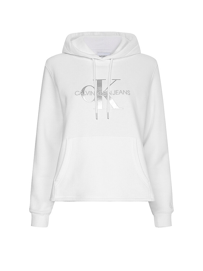 CALVIN KLEIN JEANS Kapuzenpullover - Hoodie weiß | XS
